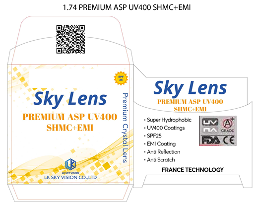 1.74 PREMIUM ASP UV400 SHMC+EMI
